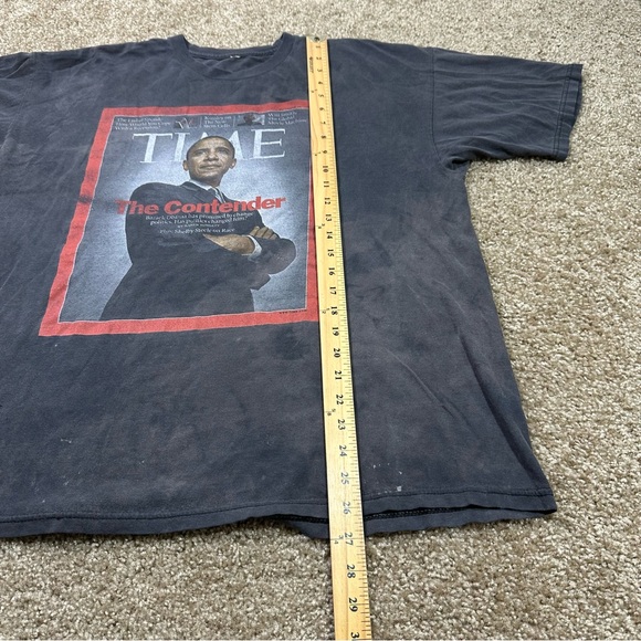 2007 obama Time "the contender " t-shirt size XL change we can believe in - Picture 5 of 6